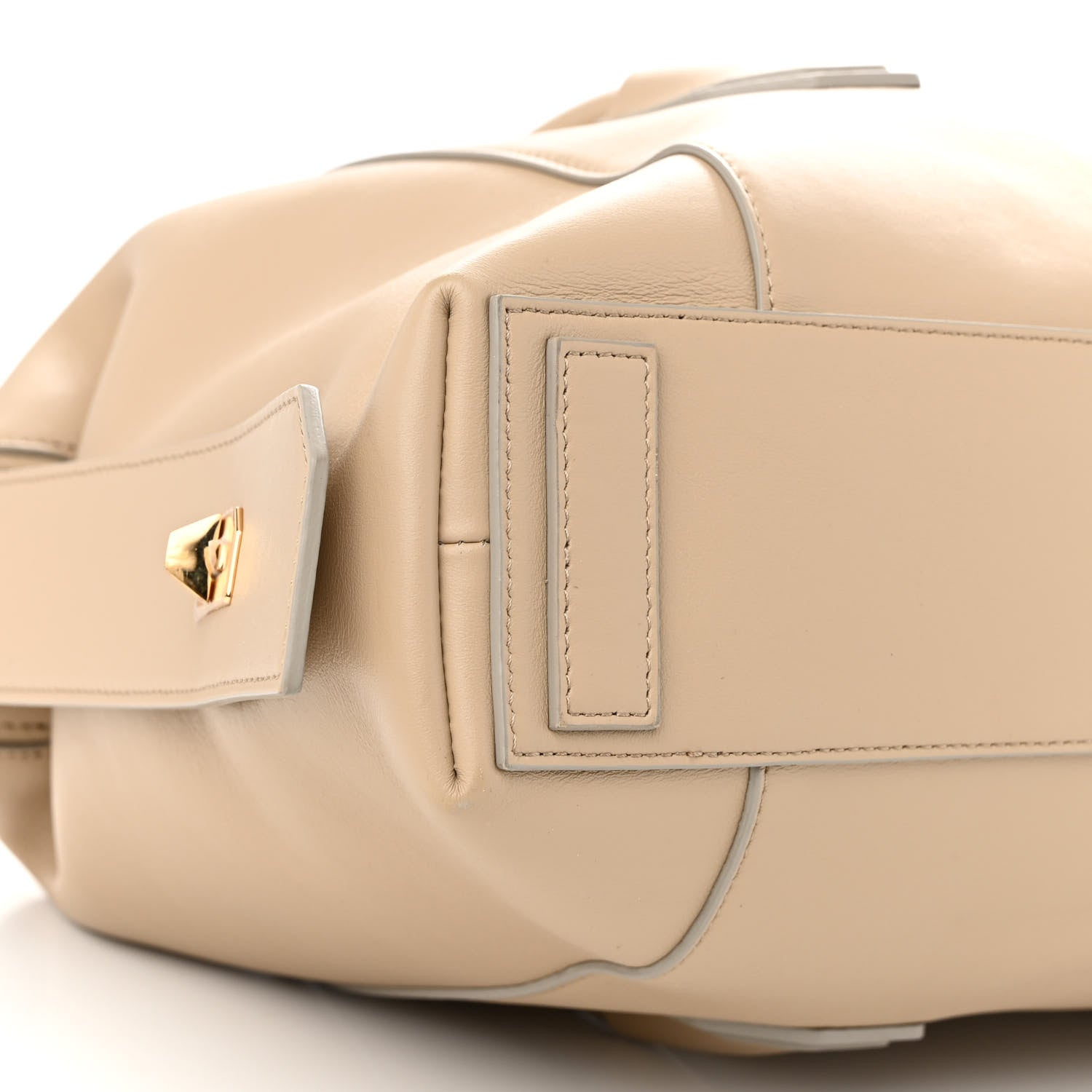 Givenchy Smooth Calfskin Medium Antigona Soft Lock Duffle Bag Beige 8 of 11