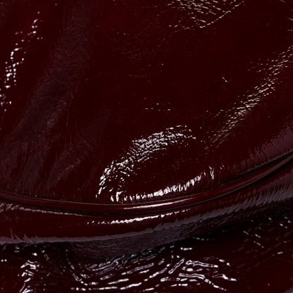 Burberry Patent Quilted Hobo Burgundy 10 of 13
