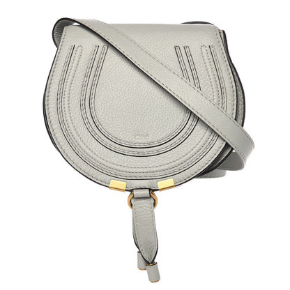 Chloe Calfskin Mini Marcie Round Crossbody Bag Airy Grey 1 of 8