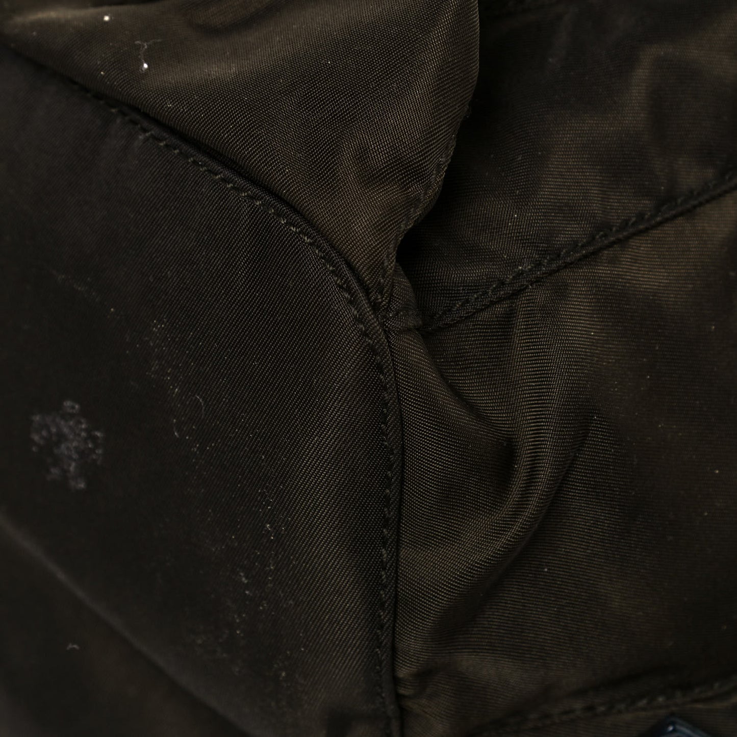 Nylon Vela Large Backpack Ebano