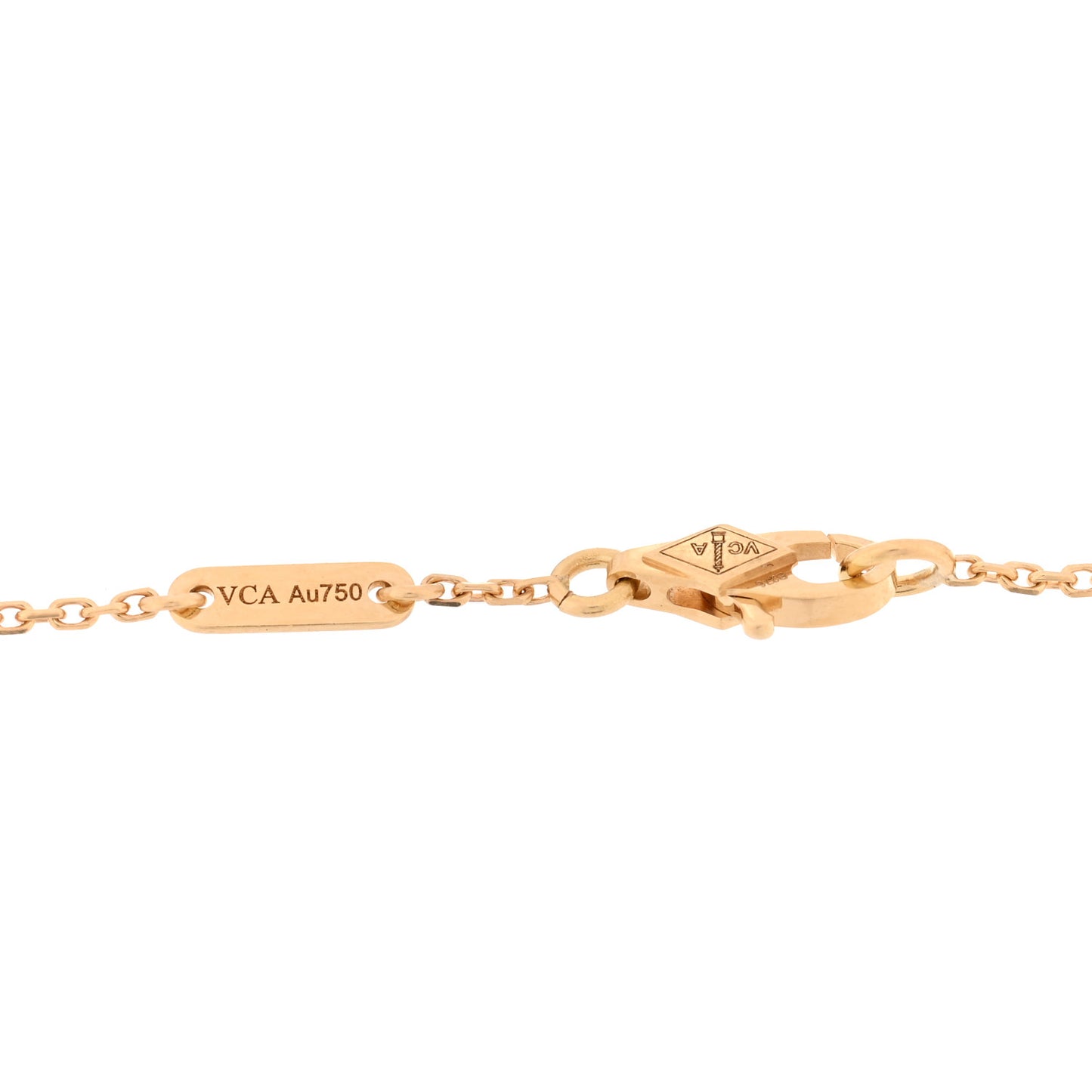18K Yellow Gold Mother of Pearl Sweet Alhambra Bracelet