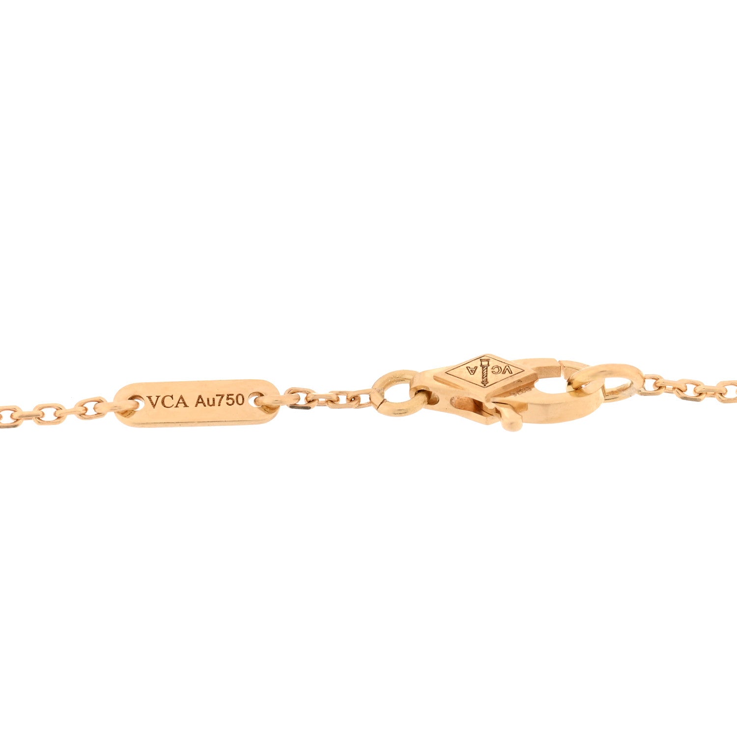 Van Cleef & Arpels 18K Yellow Gold Mother of Pearl Sweet Alhambra Bracelet 3 of 4