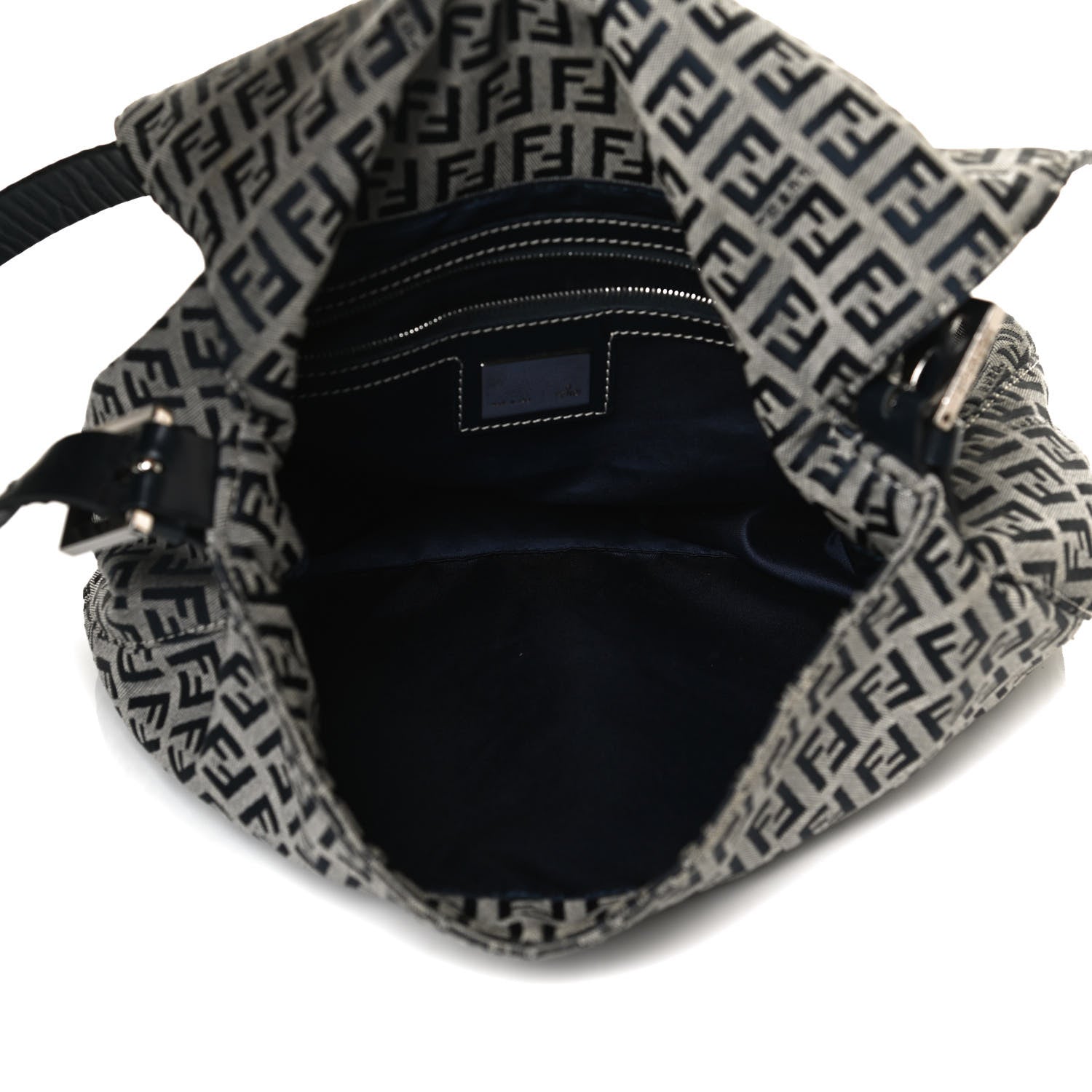 Fendi Zucchino Mama Baguette Navy 8 of 17