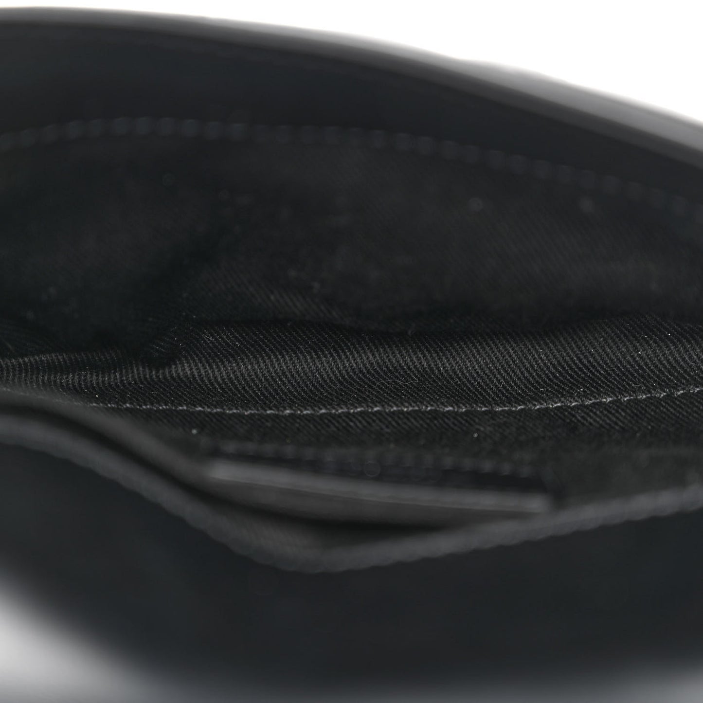 Calfskin Quilted CC Uniform Flap Belt Bag Black