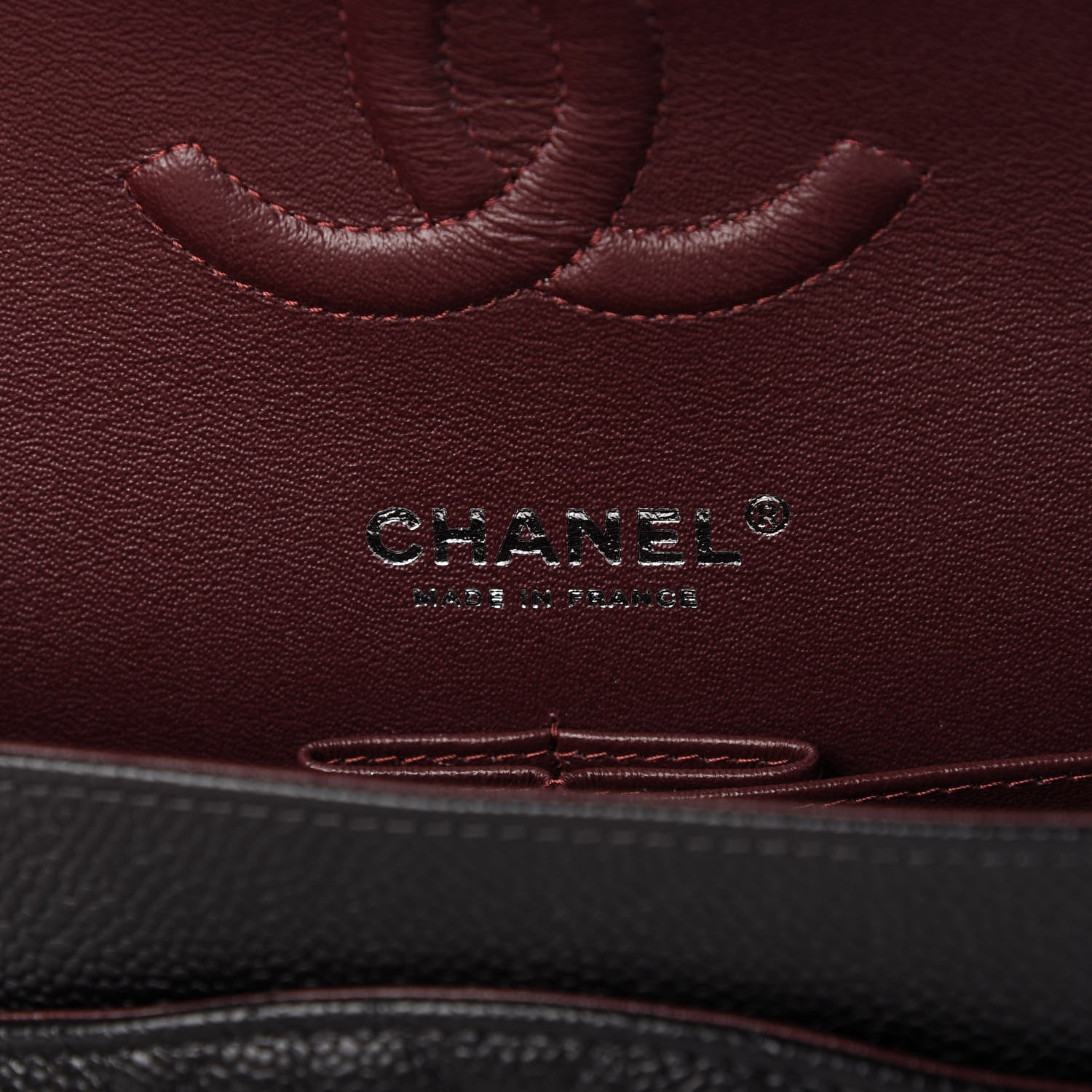 Chanel Caviar Quilted Medium Double Flap Black 8 of 10