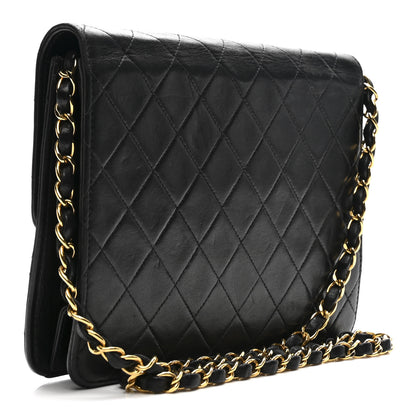 Chanel Lambskin Quilted Small Single Flap Bag Black 3 of 13