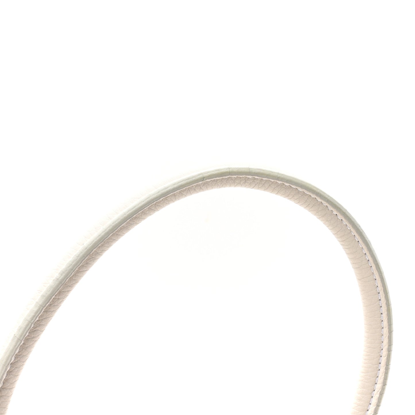 Grained Calfskin Bellevue Odessa White