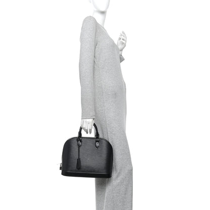 Louis Vuitton Epi Alma PM Black 2 of 9