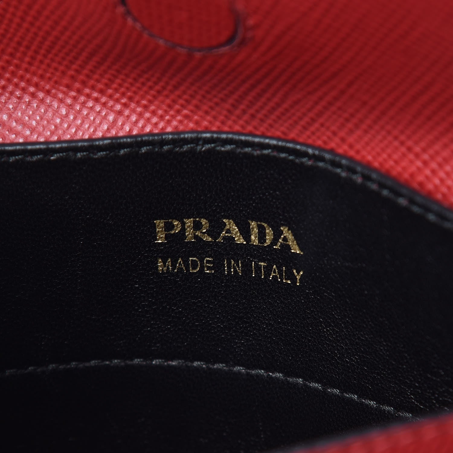 Prada Saffiano Cuir Medium Double Bag Fuoco Black 8 of 11