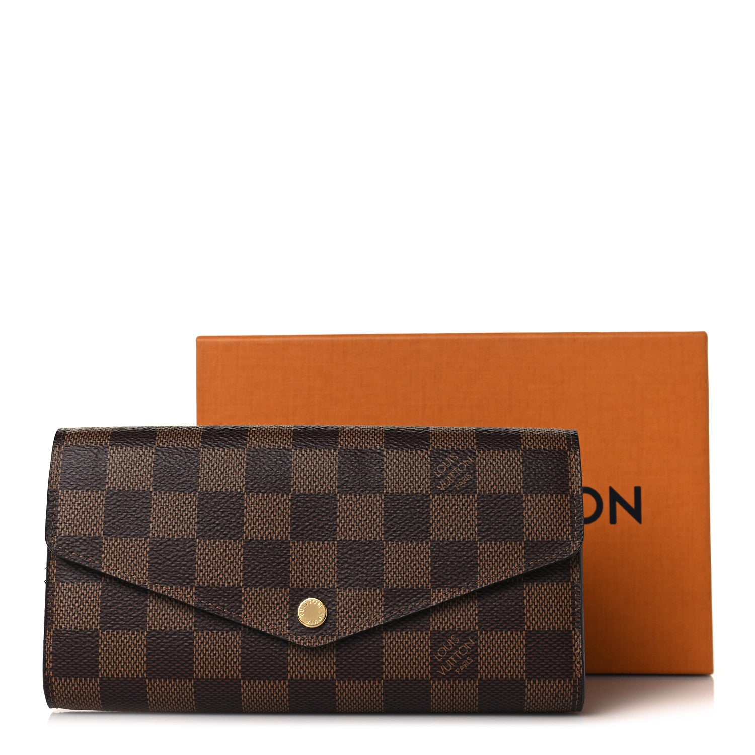Louis Vuitton Damier Ebene Sarah Wallet NM 7 of 7