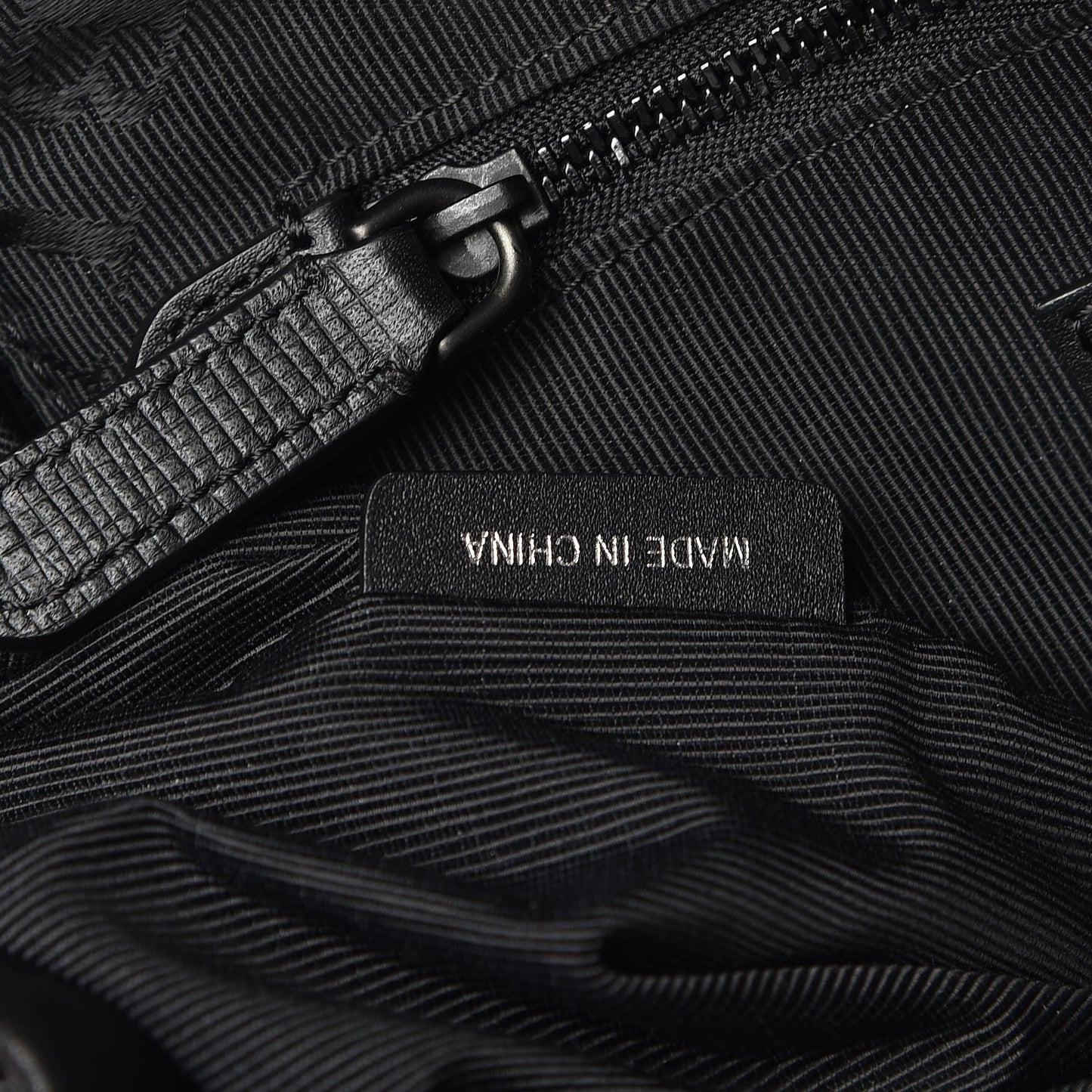 Weatherproof Calfskin Large Rucksack Backpack Black