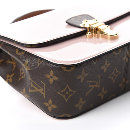 Louis Vuitton Patent Calfskin Monogram Cherrywood BB Rose Ballerine 6 of 10