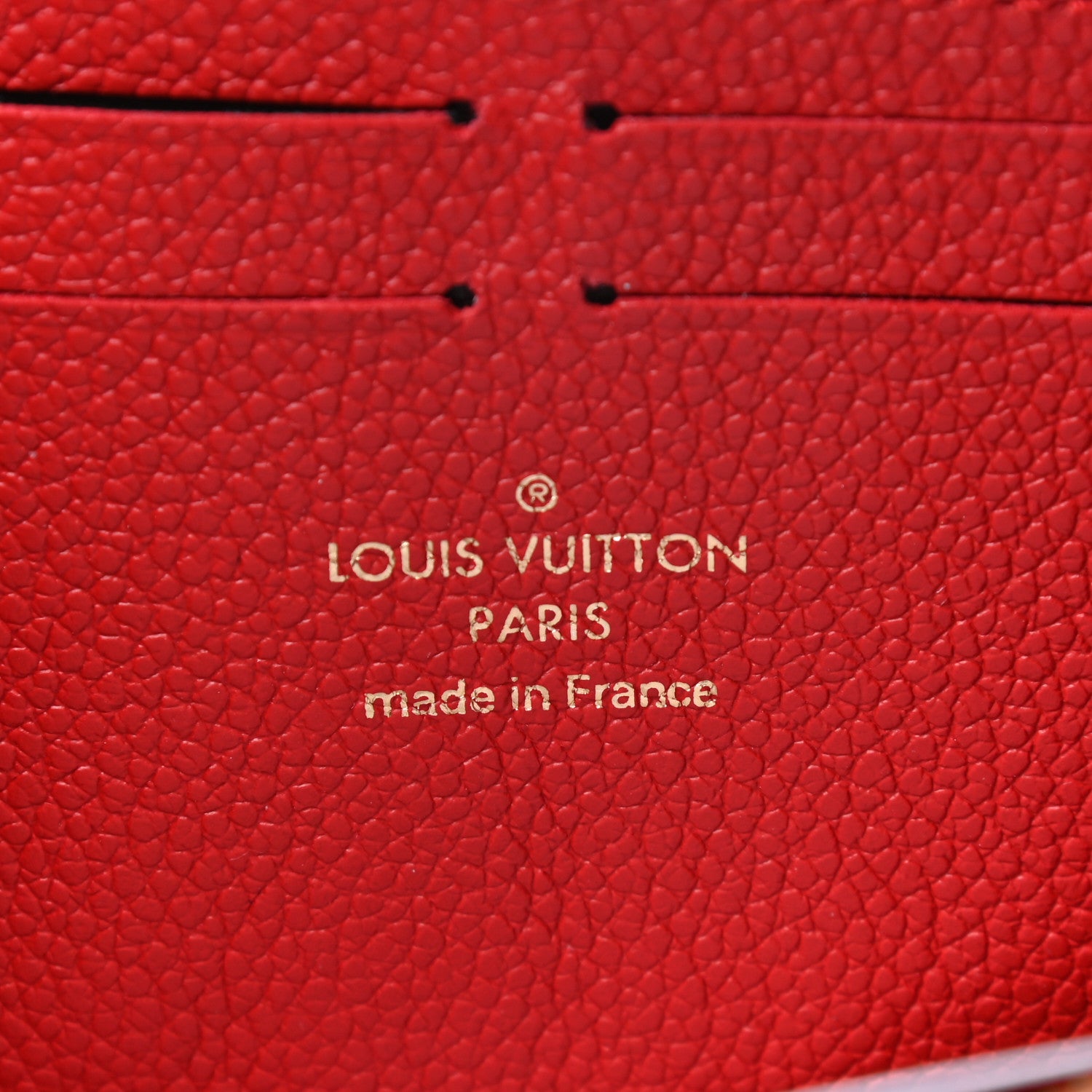 Louis Vuitton Empreinte Blooming Flowers Clemence Wallet Marine Rouge 6 of 7