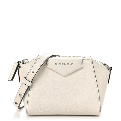 Givenchy Sugar Goatskin Nano Antigona White 1 of 9