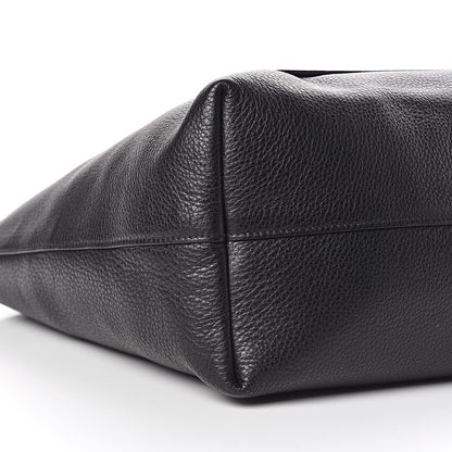 Prada Vitello Daino Pocket Shopping Tote Black 8 of 10