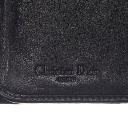 Christian Dior Calfskin Gaucho Saddle Wallet Black 6 of 7