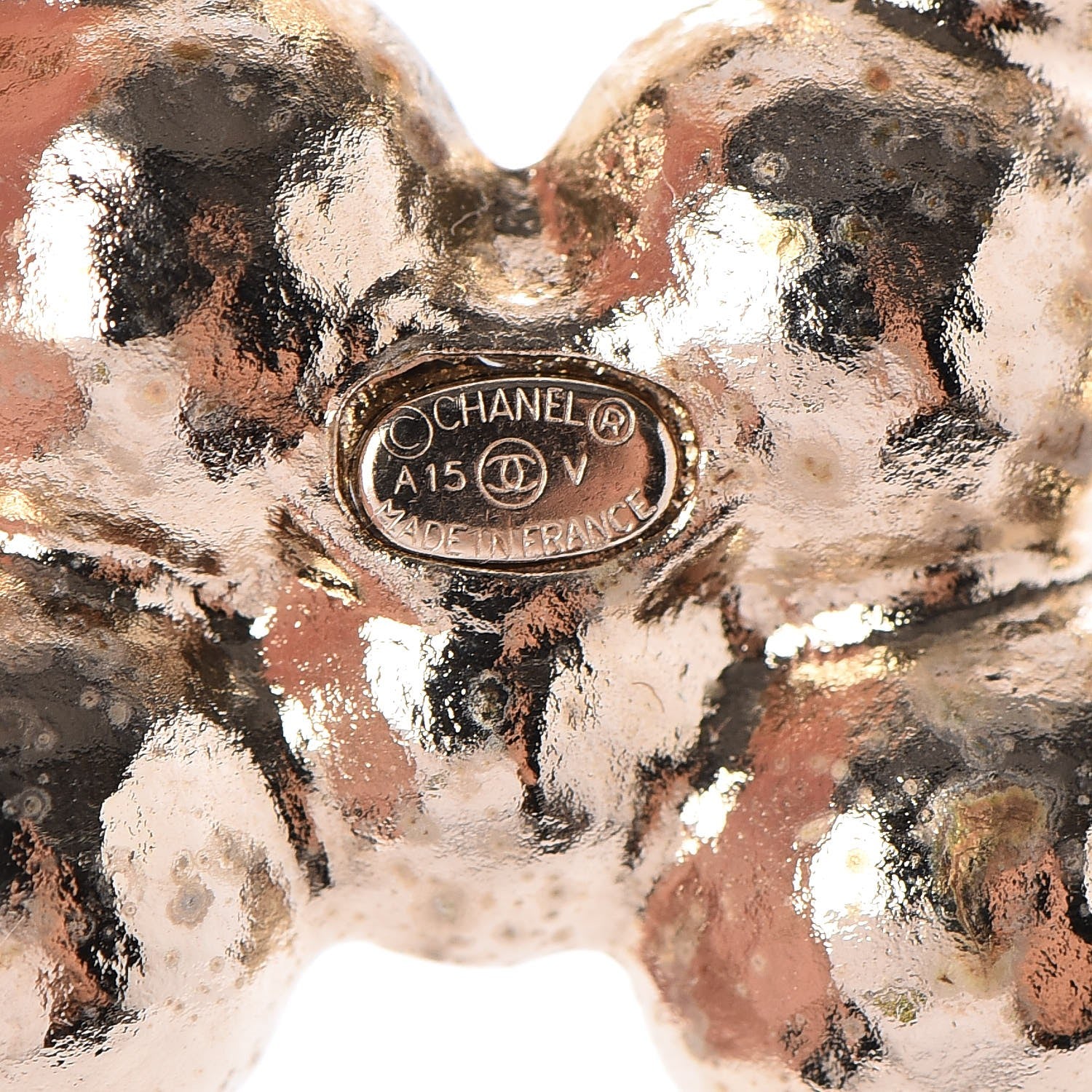 Chanel Pearl CC Brooch Gold Pearly White 4 of 5