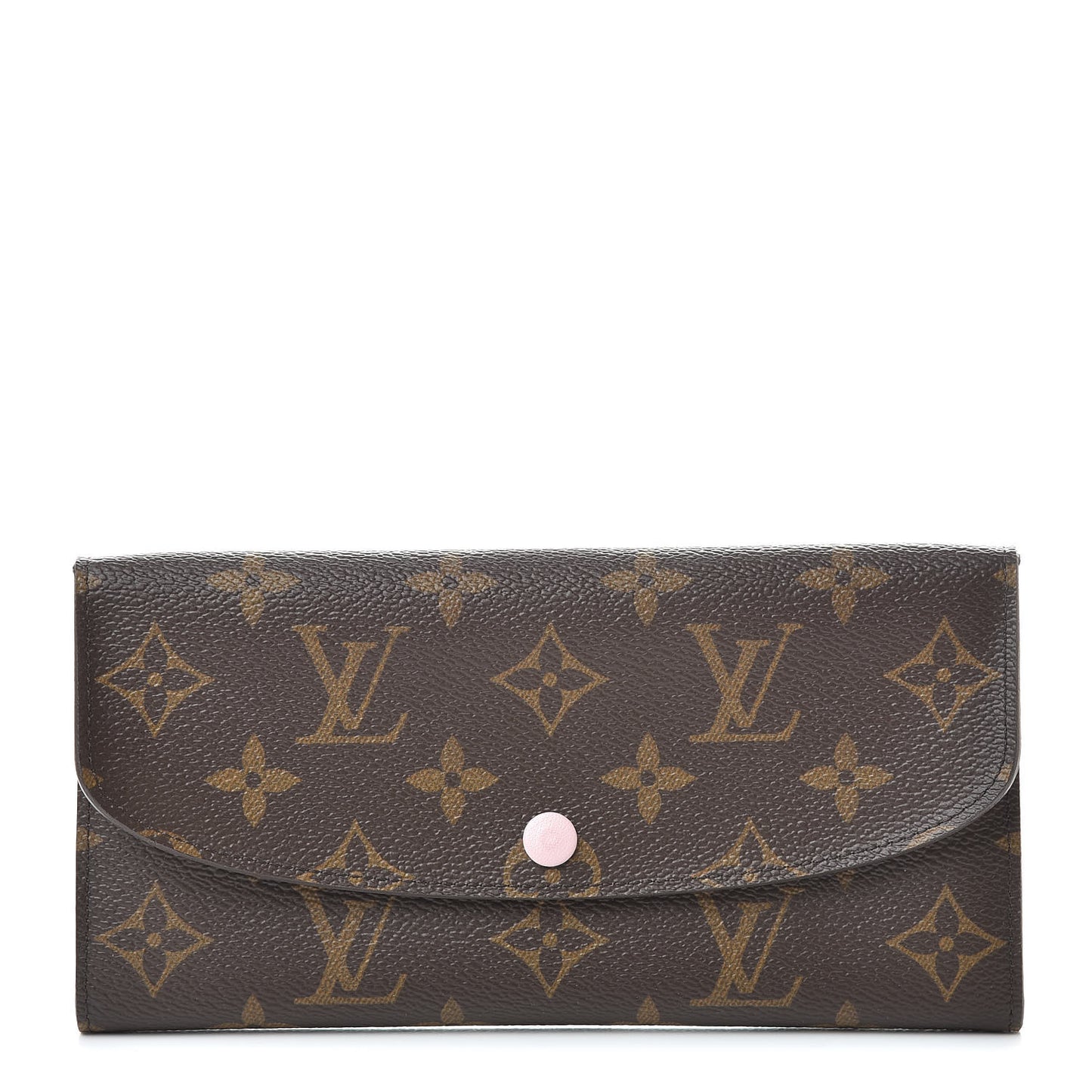 Monogram Emilie Wallet Rose Ballerine