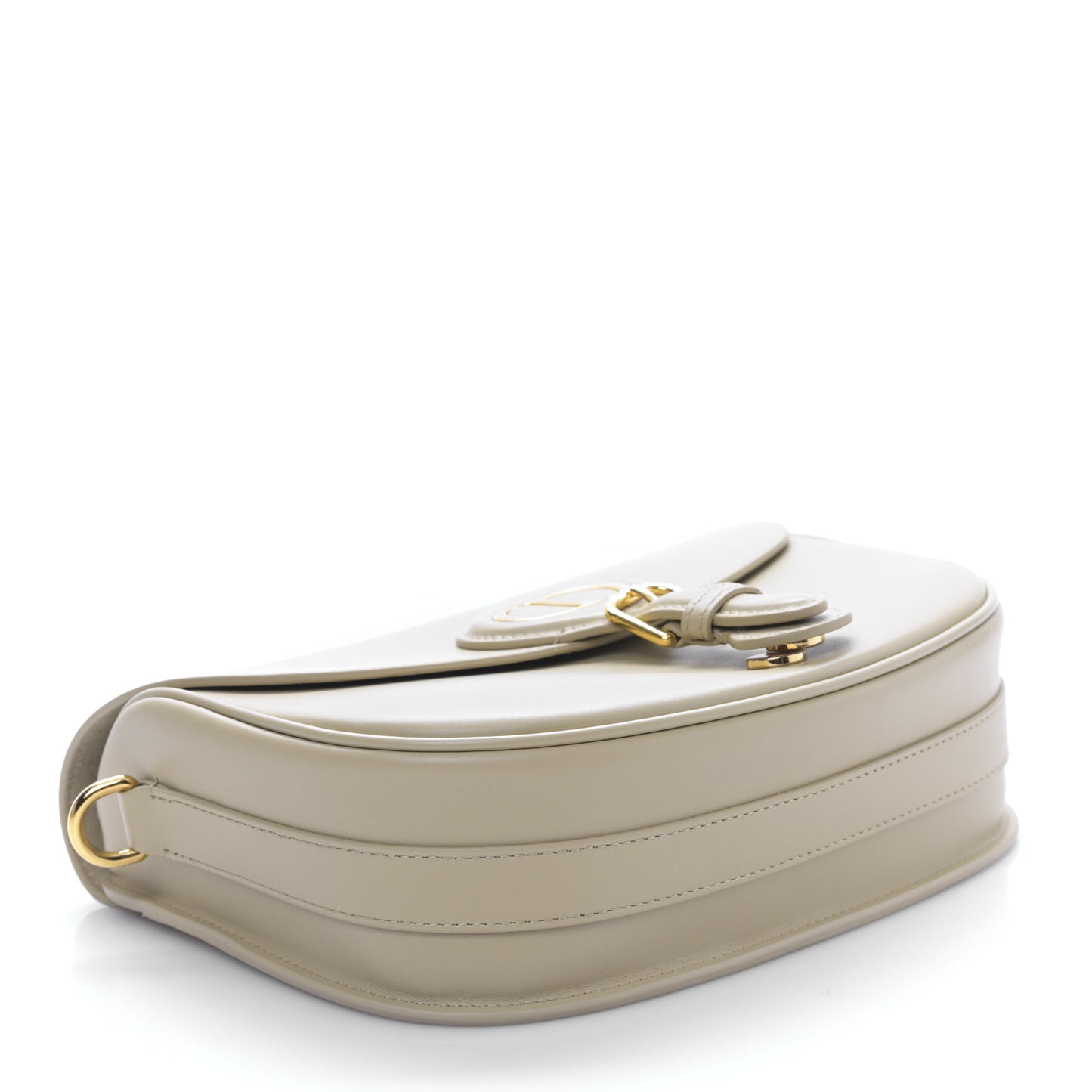 Box Calfskin Medium Bobby Flap Beige