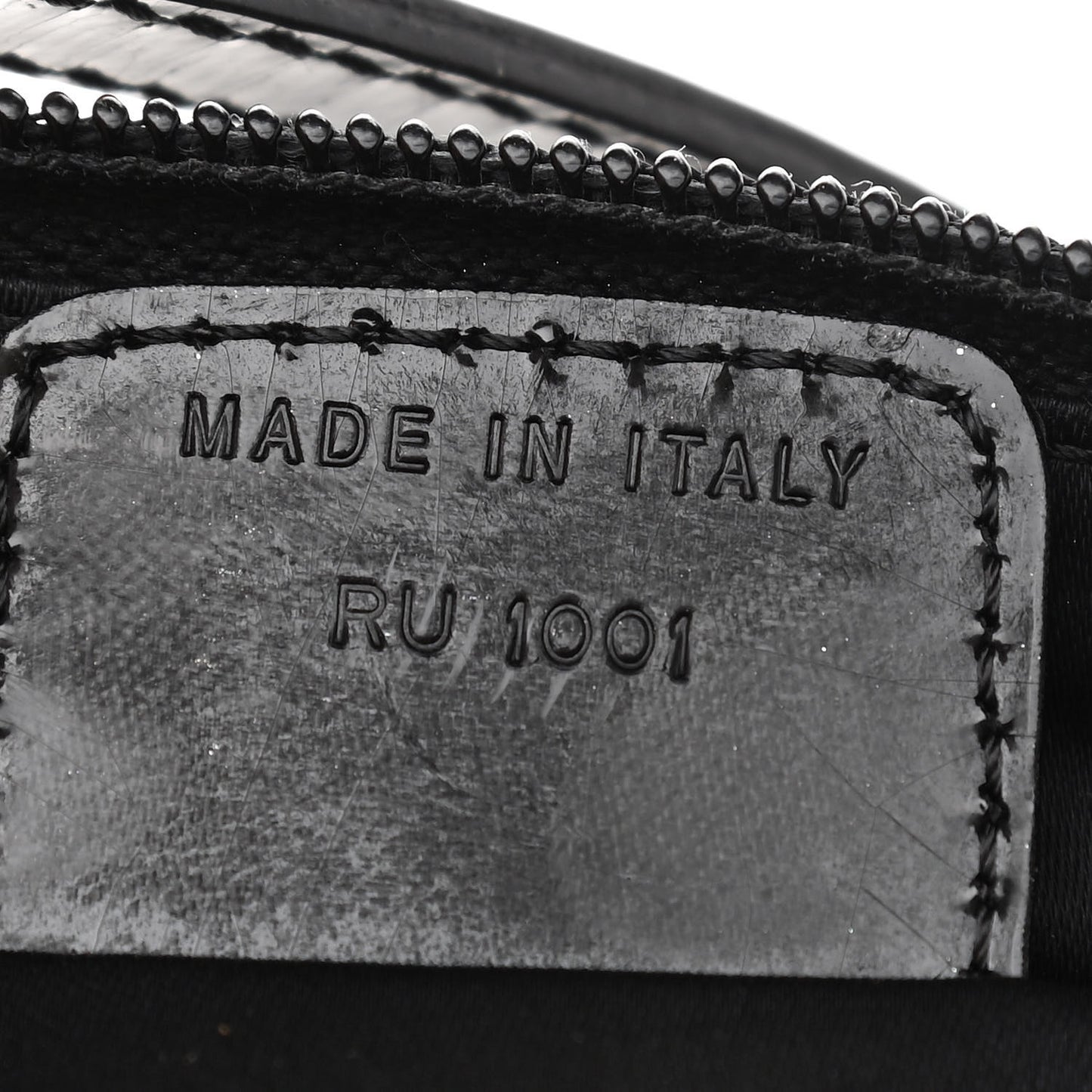 Satin Embroidered Koi Saddle Bag Black