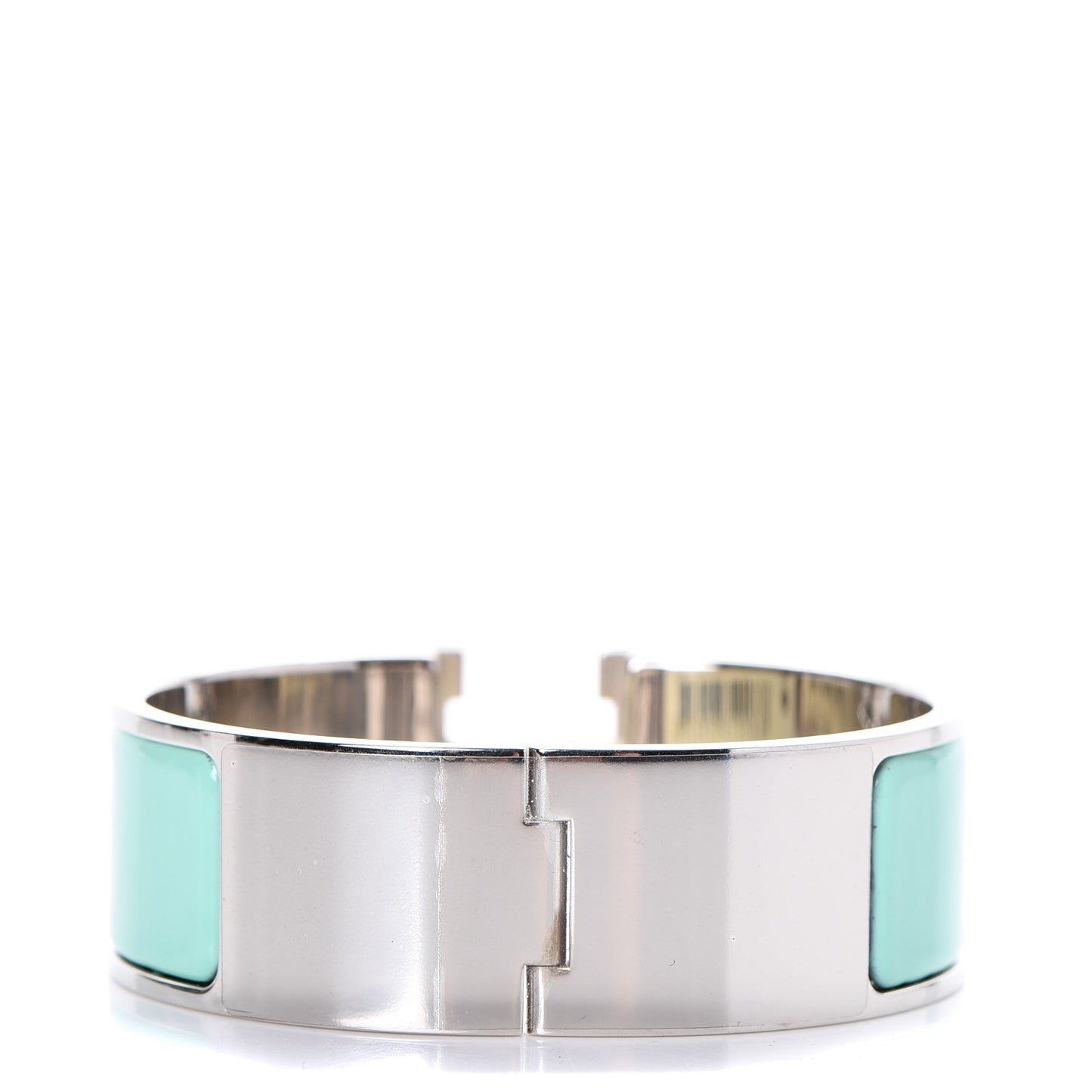 Enamel Wide Clic Clac H Bracelet PM Lagon