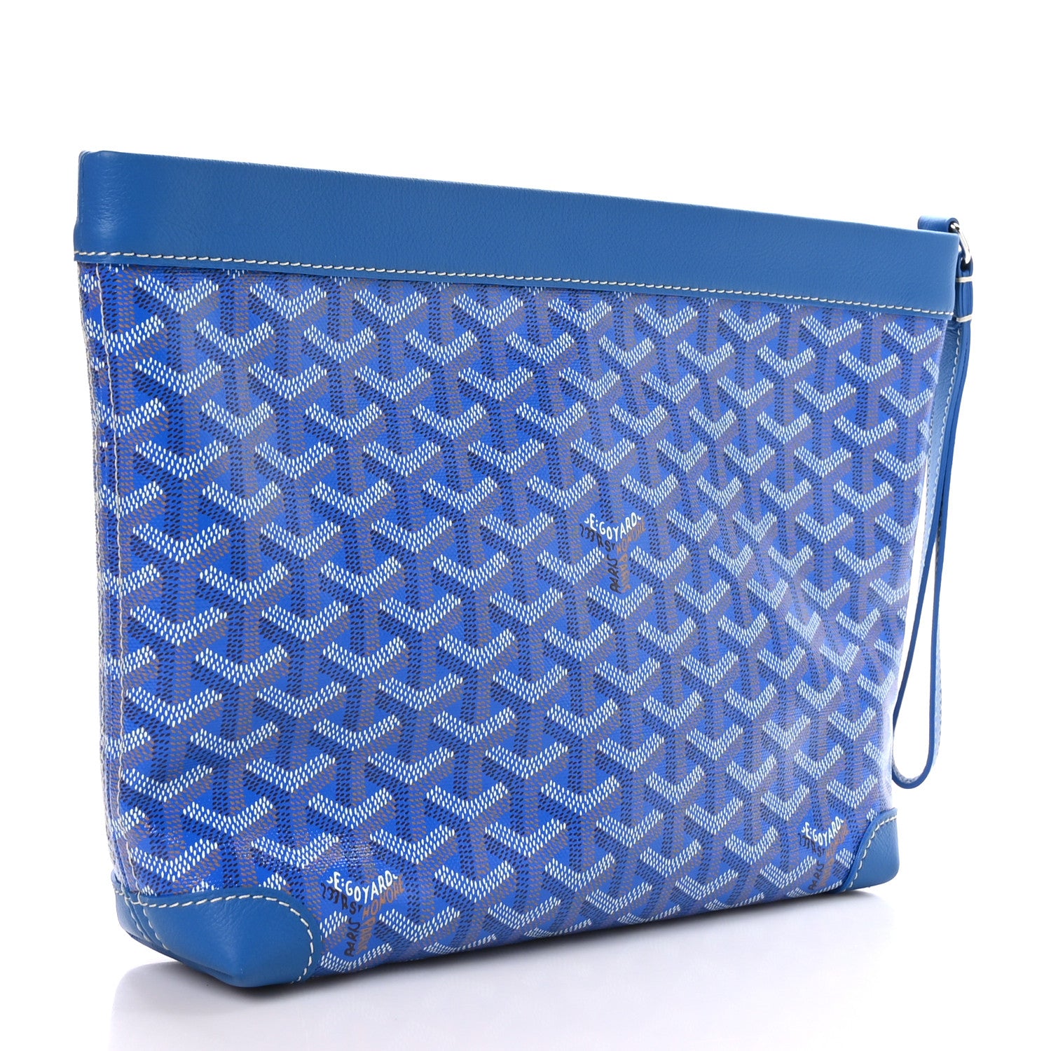Goyard Goyardine Conti Pouch Sky Blue 3 of 8