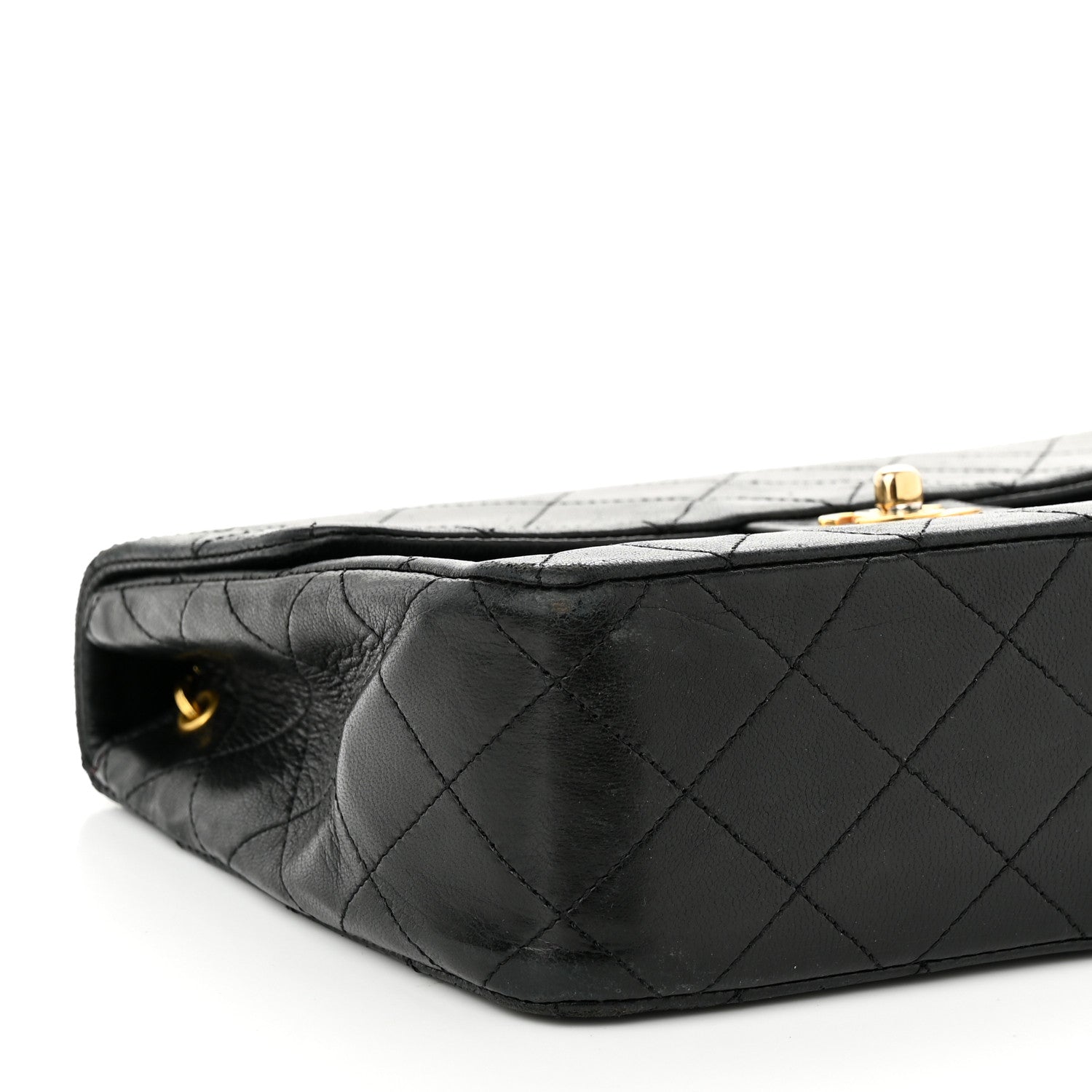 Chanel Lambskin Quilted Small Single Flap Black 8 of 11