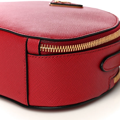 Prada Saffiano Lux Odette Crossbody Fuoco 6 of 10
