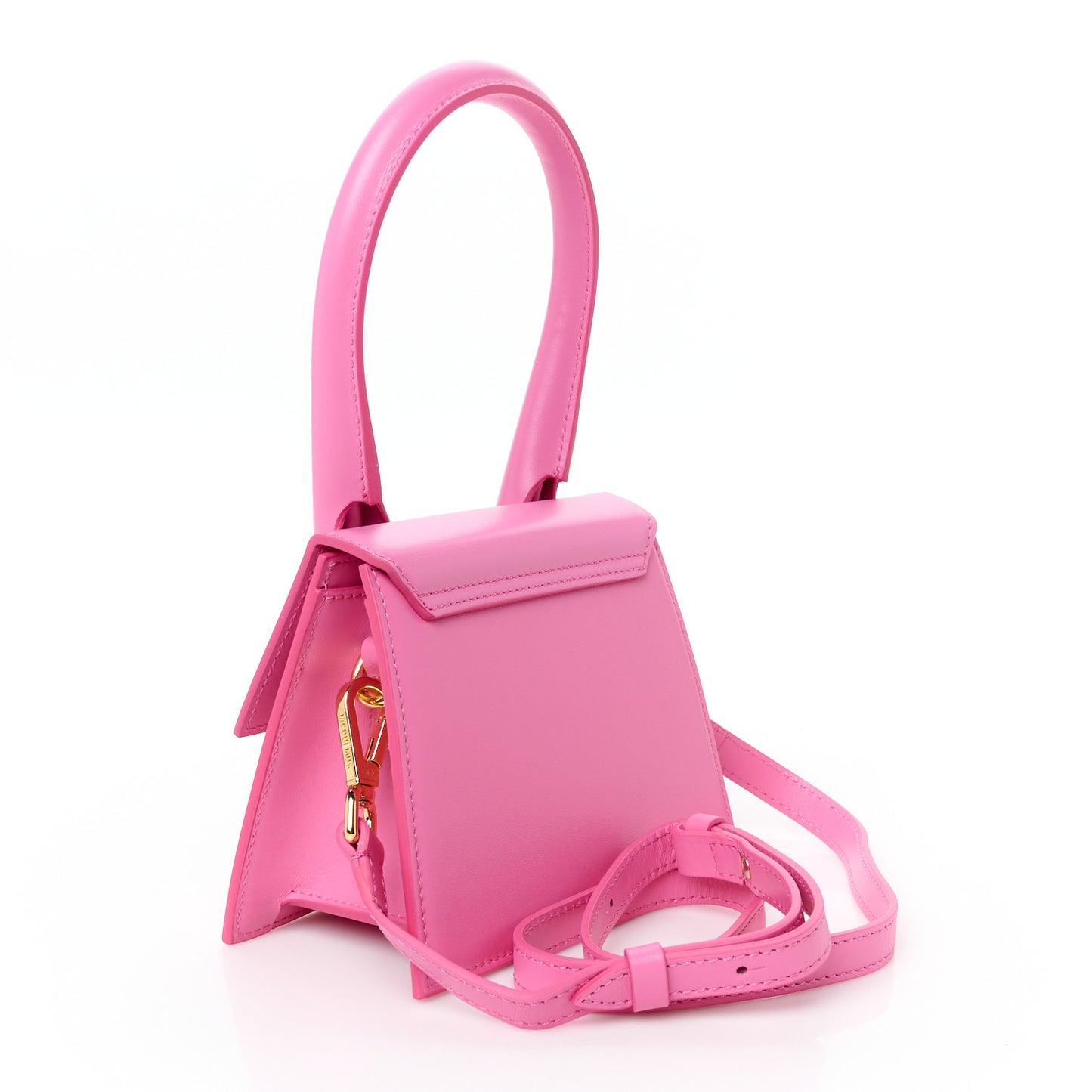 Smooth Calfskin Le Chiquito Moyen Neon Pink