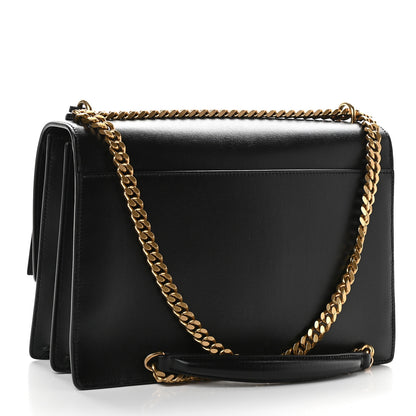 Saint Laurent Calfskin Large Monogram Sunset Black 3 of 8