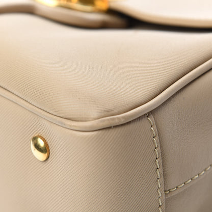 Burberry Trench Calfskin Medium DK88 Top Handle Bag Honey 8 of 12