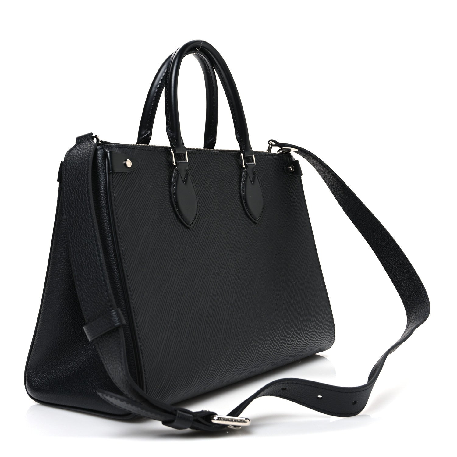 Louis Vuitton Epi Grenelle Tote MM Black 3 of 9