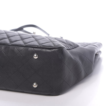 Chanel Calfskin Quilted Large CC Shopping Tote Black 14 of 16
