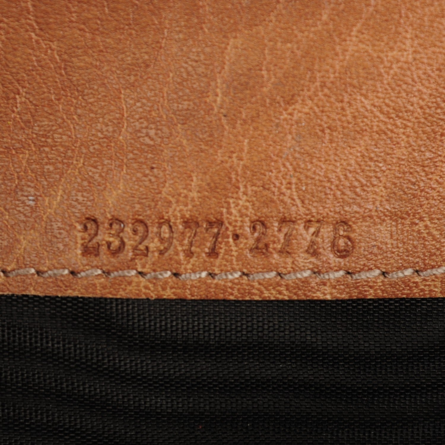 Gucci Guccissima Bamboo Tassel Zip Around Wallet Natural Brown 7 of 7
