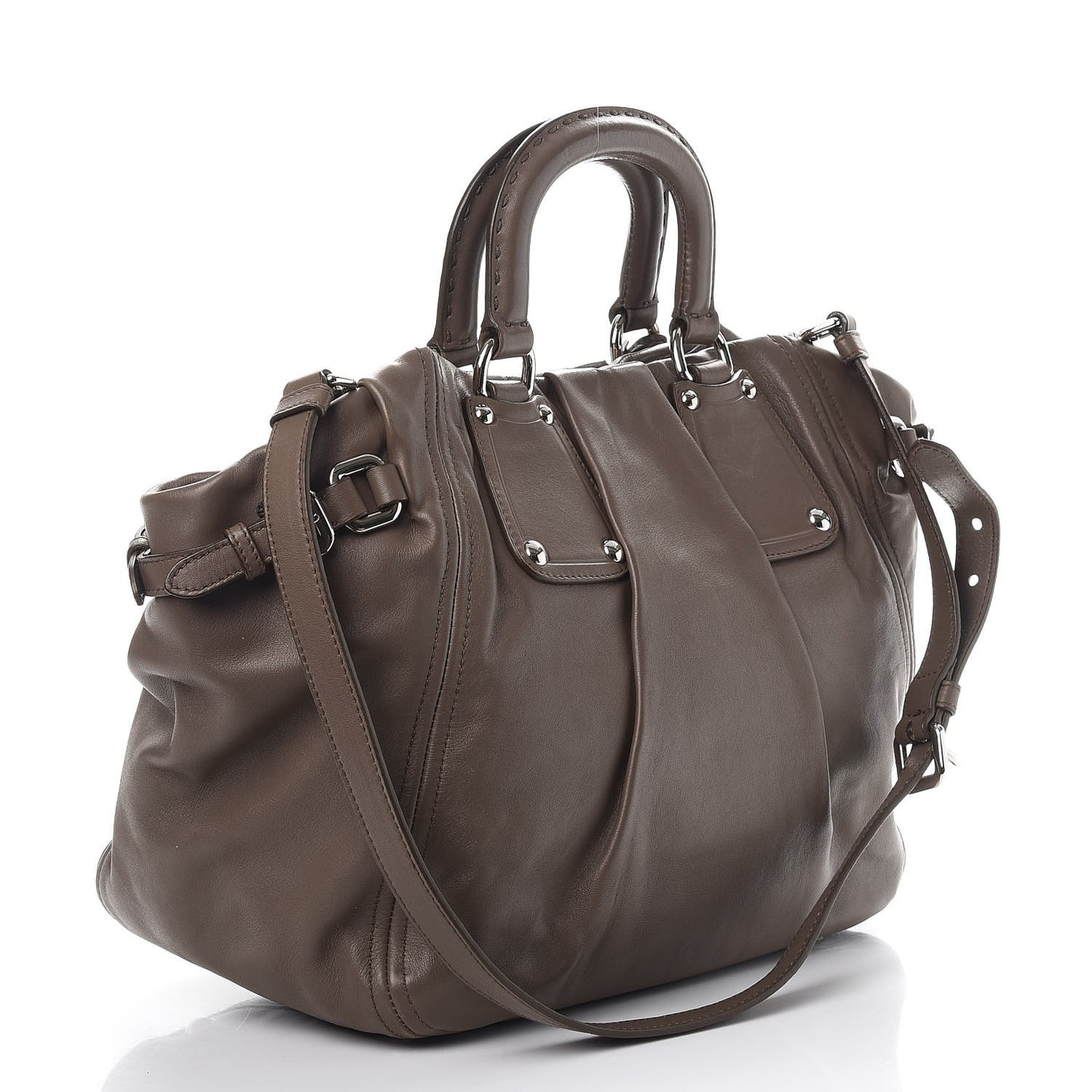 Soft Calf Satchel Bambu