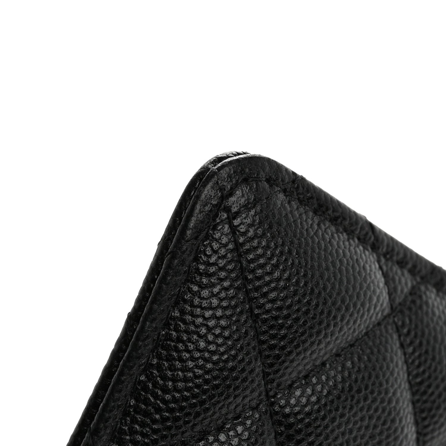 Chanel Caviar Quilted Classic Flat Wallet Pouch Black 9 of 9