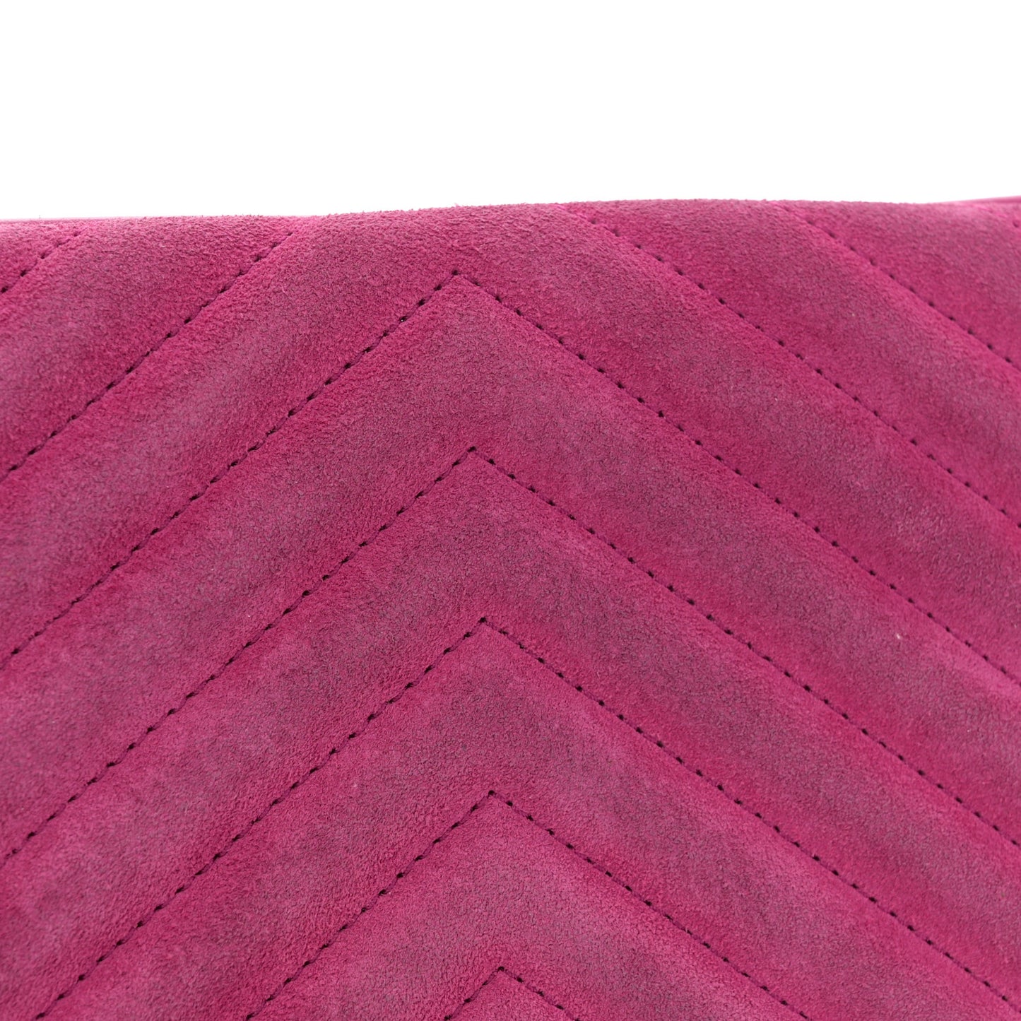 Suede Matelasse Monogram Lou Camera Bag Rose