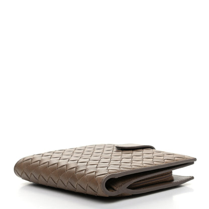 Bottega Veneta Nappa Intrecciato French Compact Wallet Ash 4 of 7