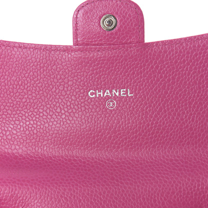 Chanel Iridescent Caviar Quilted Medium Flap Wallet Pink 8 of 11