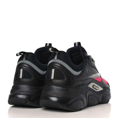 Christian Dior Technical Mesh Calfskin Womens B22 Sneakers 40 Black Pink 4 of 8