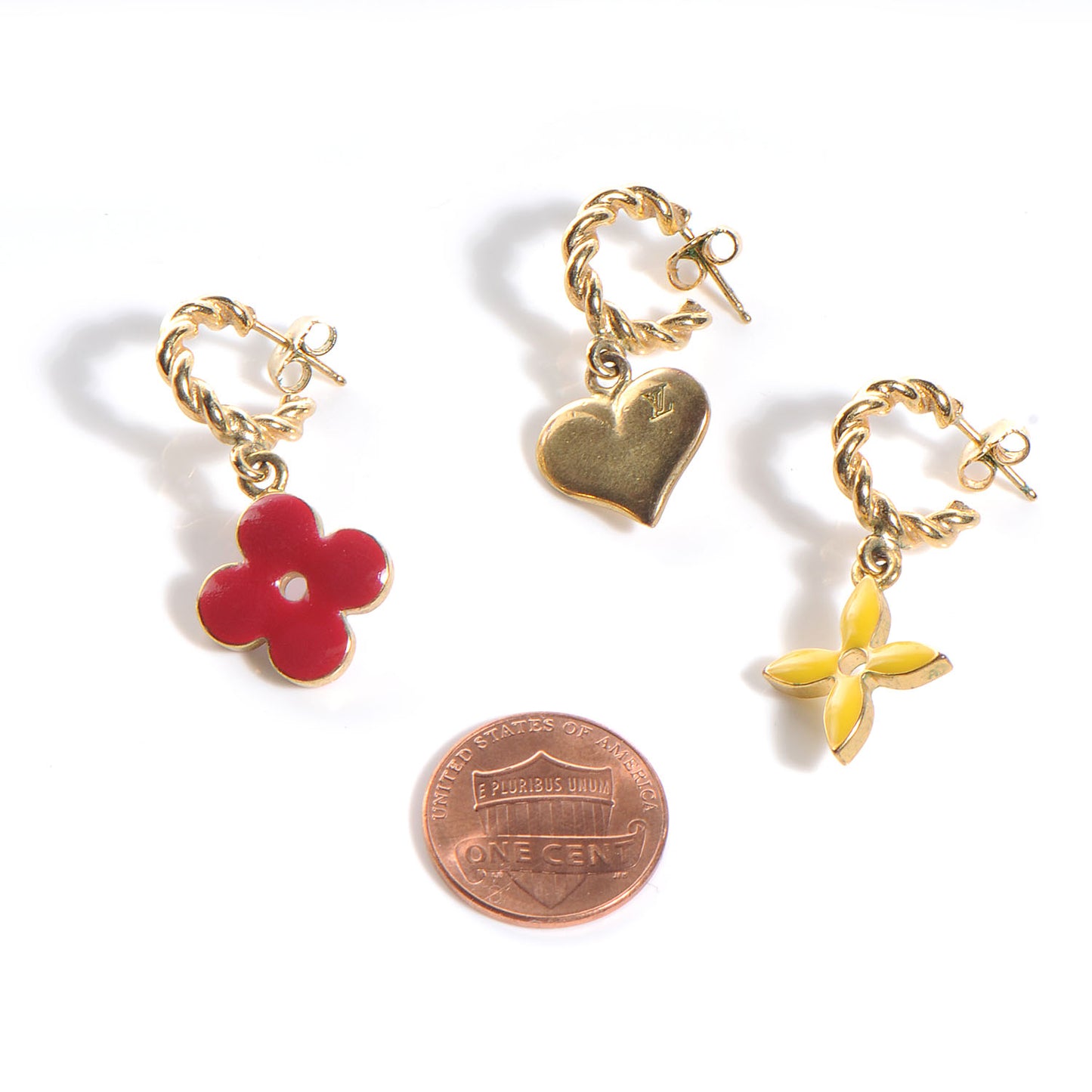 Sweet Monogram Earrings Set of 3