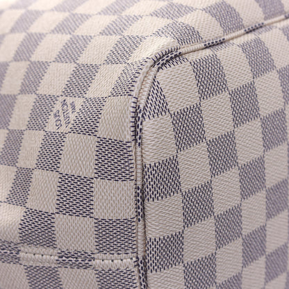 Louis Vuitton Damier Azur Neo Neverfull MM Rose Ballerine 7 of 16