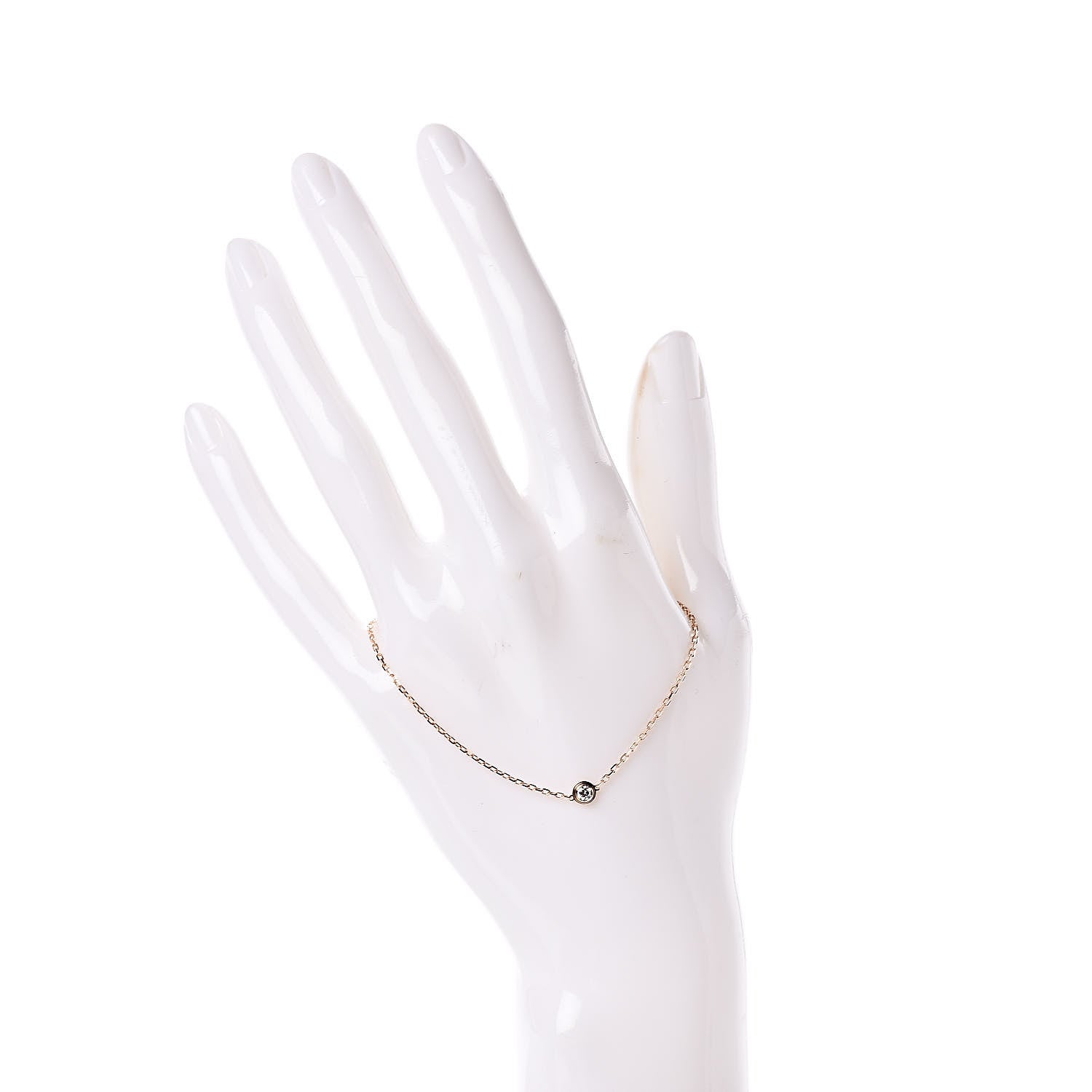 Cartier 18K Pink Gold Diamond SM D'Amour Bracelet 2 of 7