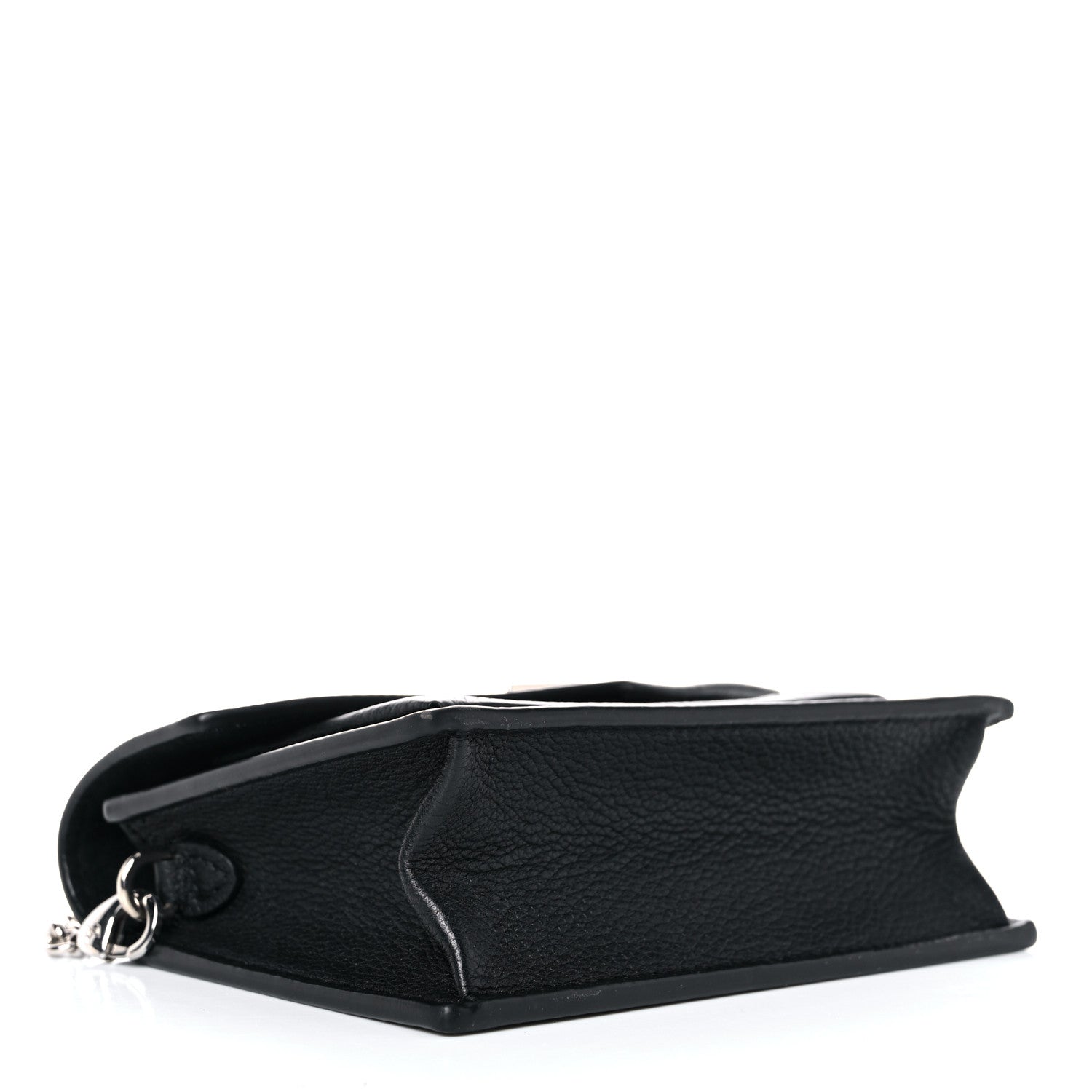 Louis Vuitton Soft Calfskin Mini My Lockme Chain Pochette Black 4 of 11