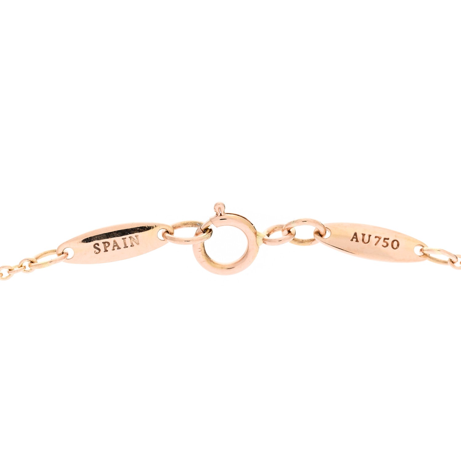 Tiffany 18K Rose Gold Diamond .17ct Elsa Peretti Diamonds by the Yard Pendant Necklace 4 of 5