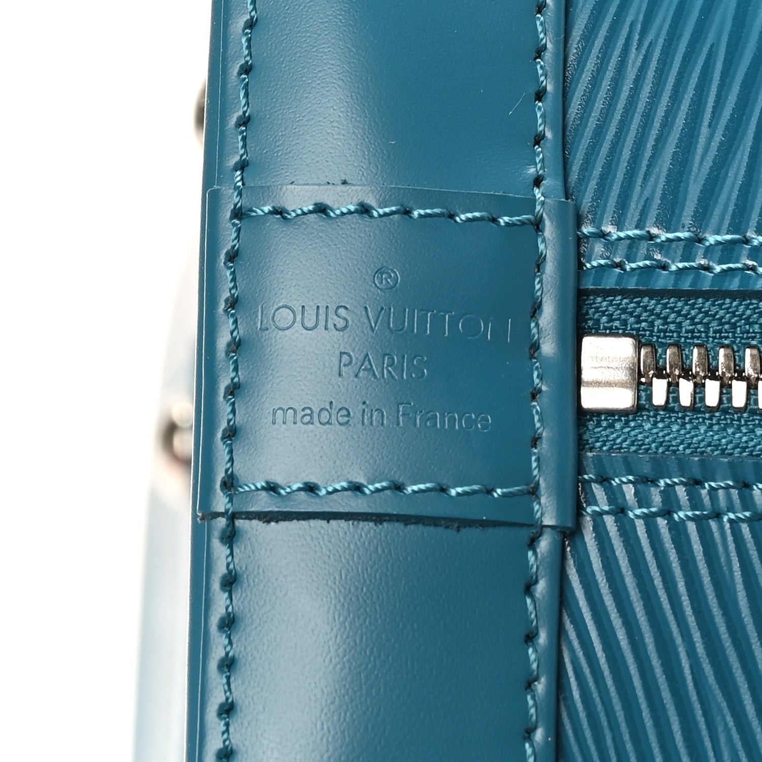 Louis Vuitton Epi Alma PM Cyan 9 of 9
