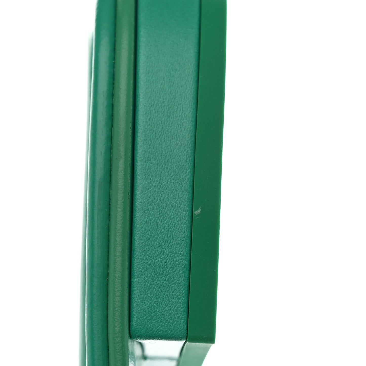 Calfskin Patent Calfskin Logo Mules 38 Green White