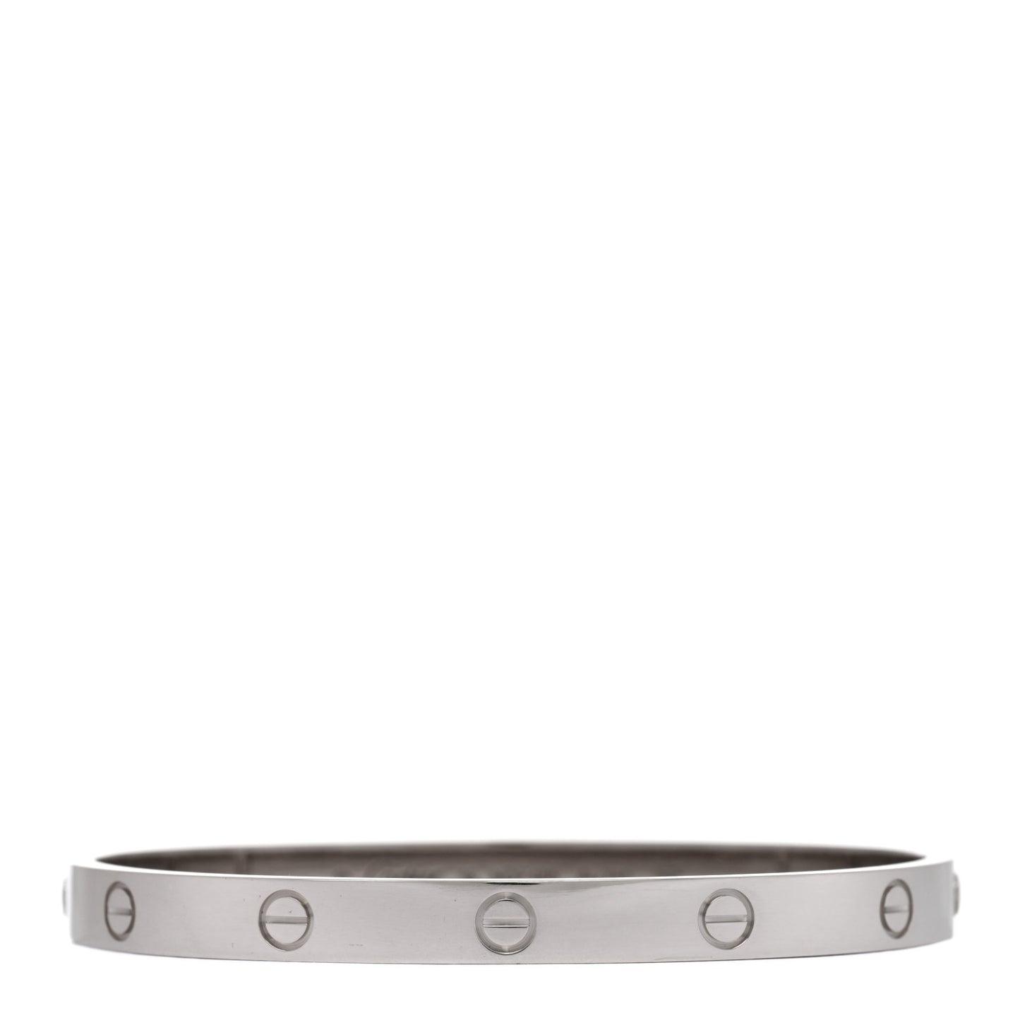 18K White Gold LOVE Bracelet 19