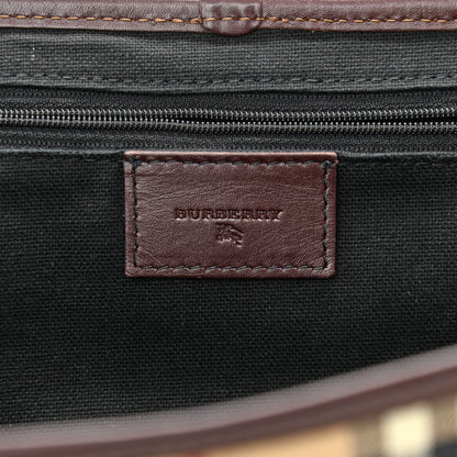 Burberry Haymarket Check Buckle Satchel 5 of 10