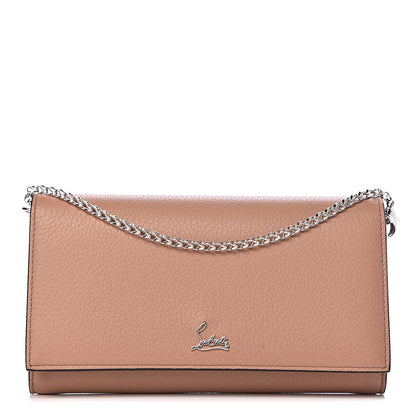 Christian Louboutin Calfskin Boudoir Chain Wallet Nude 1 of 10